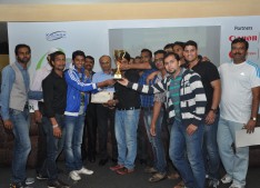 The Runner-up Trophy for 5th VAR INDIA Cup goes to INFOSYS
