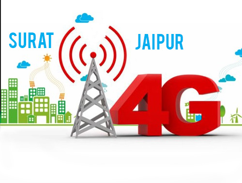 Airtel launches 4G services in Surat and Jaipur