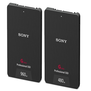 Sony presents its two G Series Professional SSD