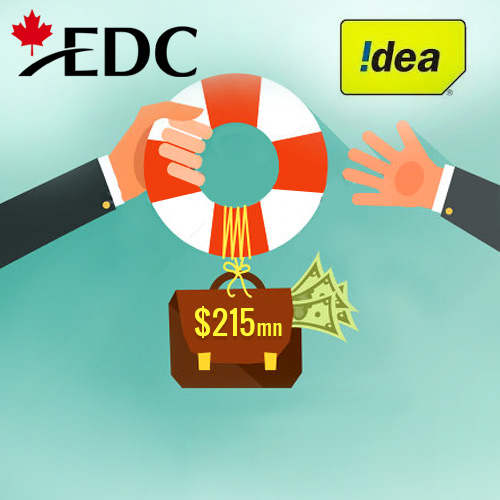 EDC announces US$215 million in financing for Idea Cellular