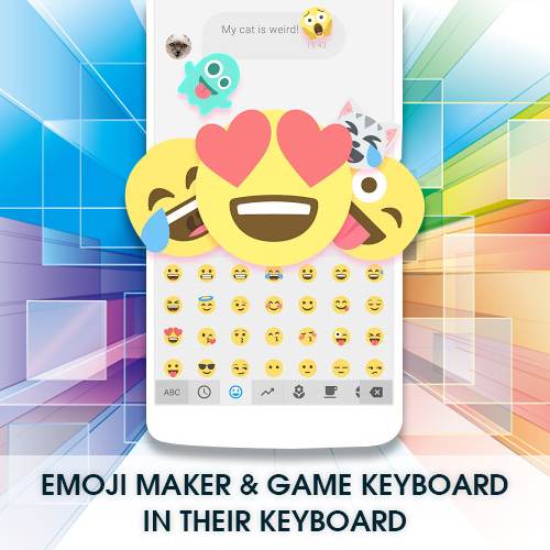 Facemoji includes Emoji Maker & Game Keyboard in their keyboard