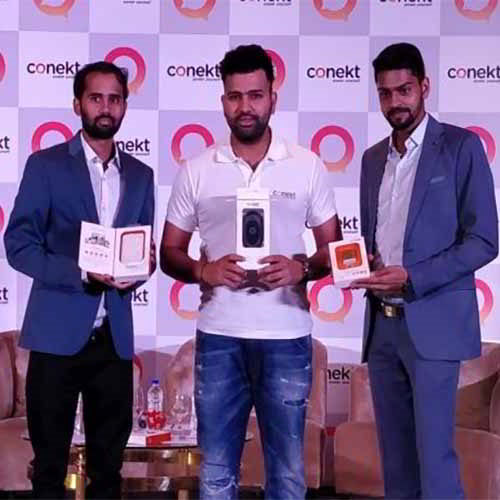 Rohit Sharma launches Conekt Gadgets in India