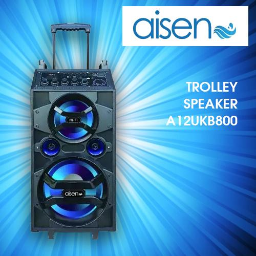 Aisen launches "Trolley Speaker – A12UKB800" priced at Rs.12,499/-