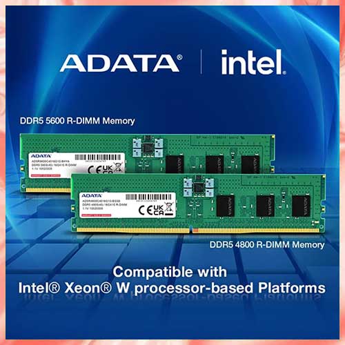 ADATA brings overclocked Memory Module supporting Intel Xeon W processors