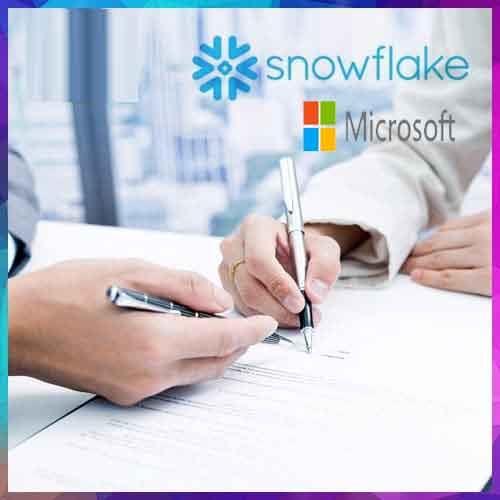 Snowflake Expands Partnership with Microsoft to Bring Large-Scale Generative AI Models and Increased Machine Learning Capabilities to the Data Cloud