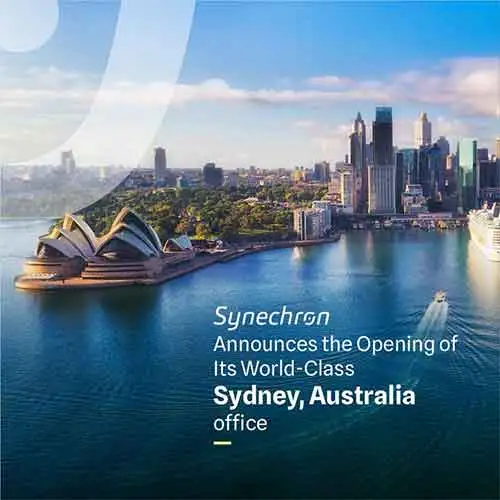 Synechron Announces the Opening of Its Sydney, Australia Office