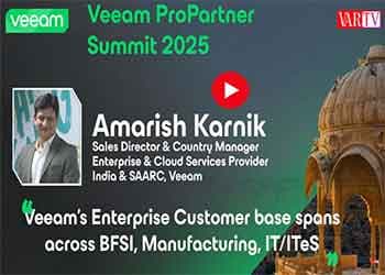 Veeam's Enterprise Customer base spans across BFSI, Manufacturing, IT/ITeS