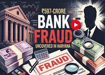 â‚¹597-Crore Bank Fraud Uncovered in Haryana