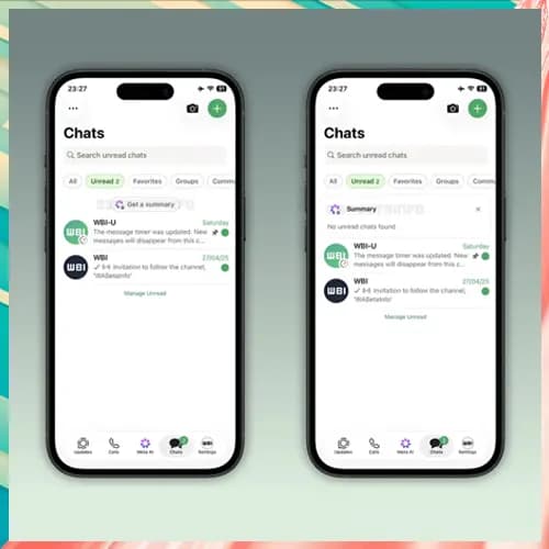 WhatsApp tests AI feature to summarise unread messages