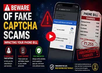 Beware of Fake CAPTCHA Scams Impacting Your Phone Bill