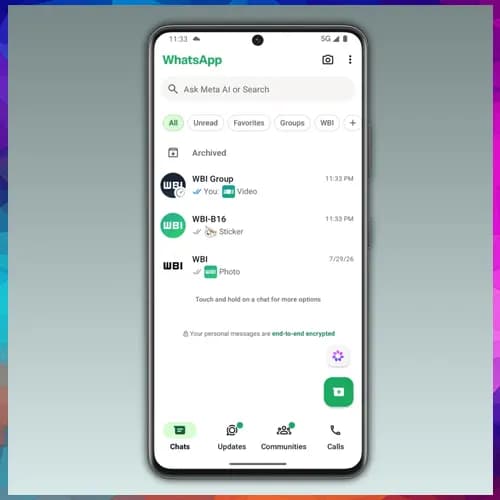WhatsApp tests new way to spot photos and videos from chat list