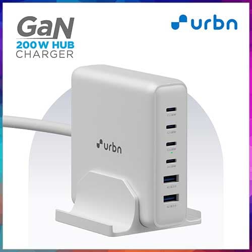 URBN launches 200W GaN Power Hub with six-port fast charging
