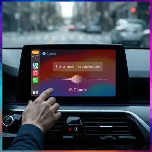 Anthropic brings Claude to Apple CarPlay