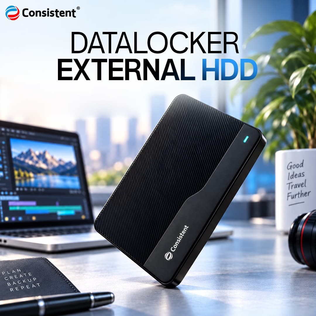 Consistent introduces Con Data Locker External HDD 1TB and 2TB for convenient data storage and backup