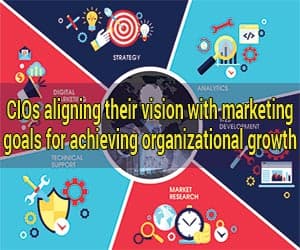 CIOs aligning their vision with marketing goals for achieving organizational growth