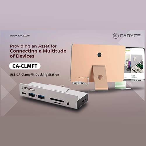Clamp Connectivity and Productivity on the iMac or All In One PC