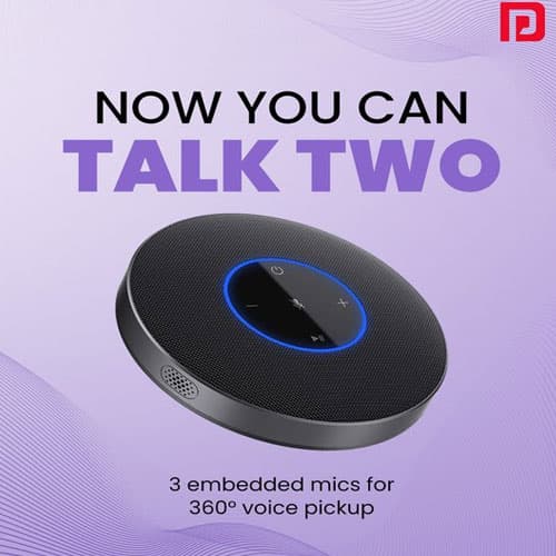 Portronics rolls out â€˜Talk Twoâ€™ 360Â° voice pickup conference speaker