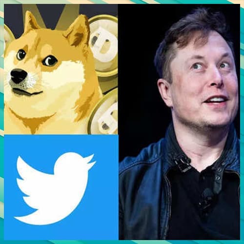 Twitter's blue bird logo replaced with a ‘Doge' meme