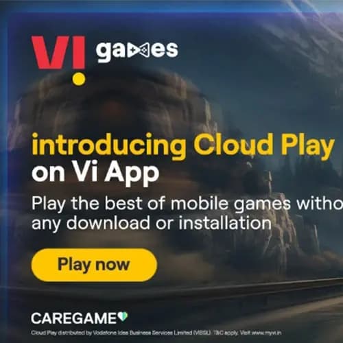 Vi forays into Mobile Cloud Gaming with ‘Cloud Play’
