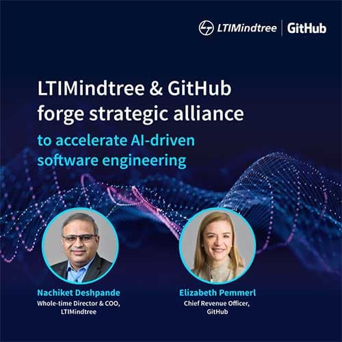LTIMindtree and GitHub partner to accelerate AI-driven software engineering