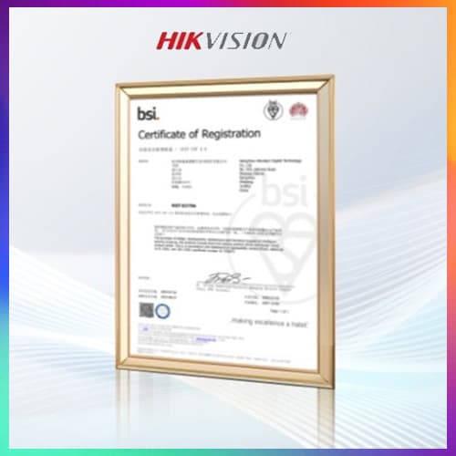 Hikvision among the first companies worldwide to earn NIST CSF 2.0 certification