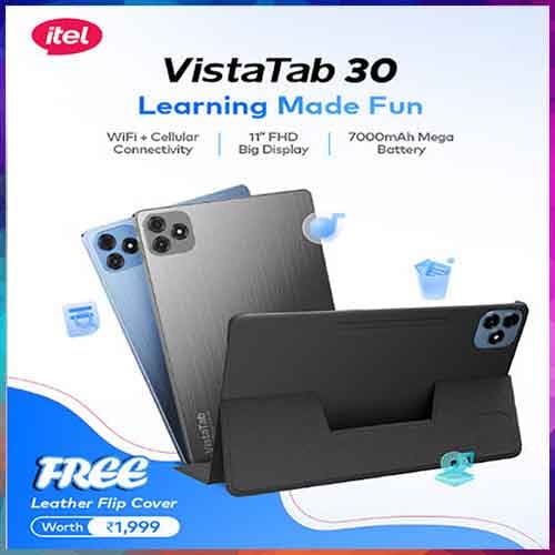 itel strengthens tablet portfolio with launch of Vista Tab 30 in India