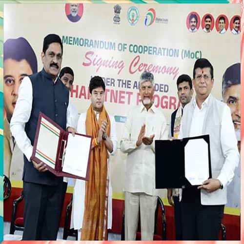 Centre, Andhra Pradesh Sign Pact to Fast-Track BharatNet Rollout; ₹2,432 Crore Approved