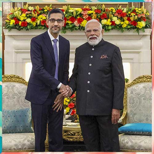 Pichai Meets PM at AI Summit