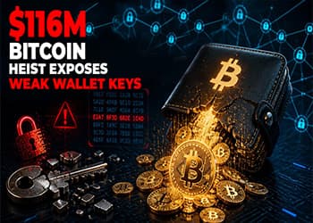 $116M Bitcoin Heist Exposes Weak Wallet Keys