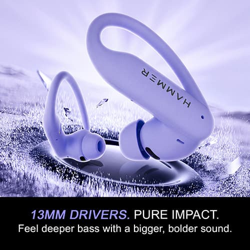 HAMMER launches KO2 ear-hook sports earbuds with 25dB ANC and 80-hour playtime in India