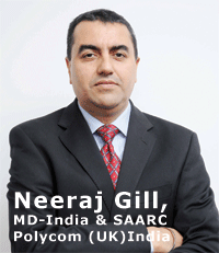 Our Guest of this Month - Mr. Neeraj Gill, MD, Polycom India & SAARC