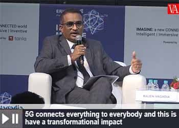 Rajen Vagadia, VP and President- Qualcomm India & SAARC at India Mobile Congress 2019