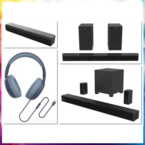 Philips launches new soundbar and headphone lineup for home and portable audio
