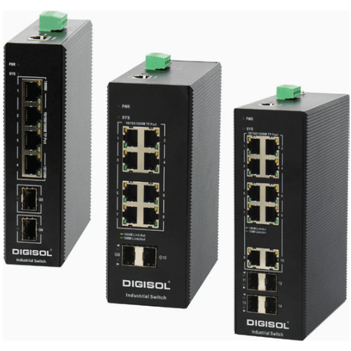 DIGISOL Industrial Ethernet Switch Series: Built for Reliable Connectivity in Demanding Environments