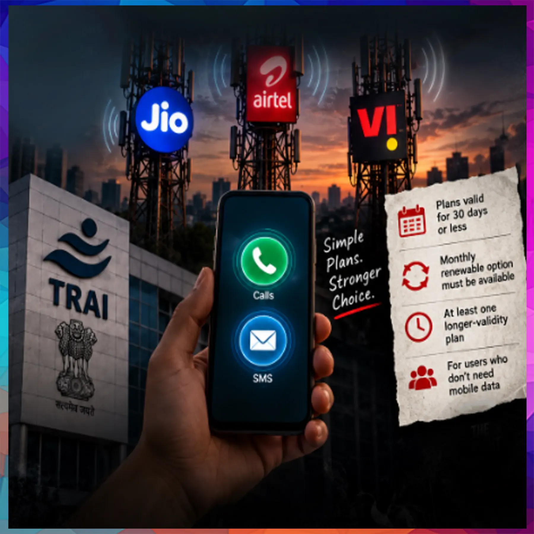 TRAI says it won't act on tariff hike speculation, tells operators to offer voice-only plans
