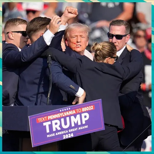 Trump escapes a failed assassination attempt during a Pennsylvania campaign event