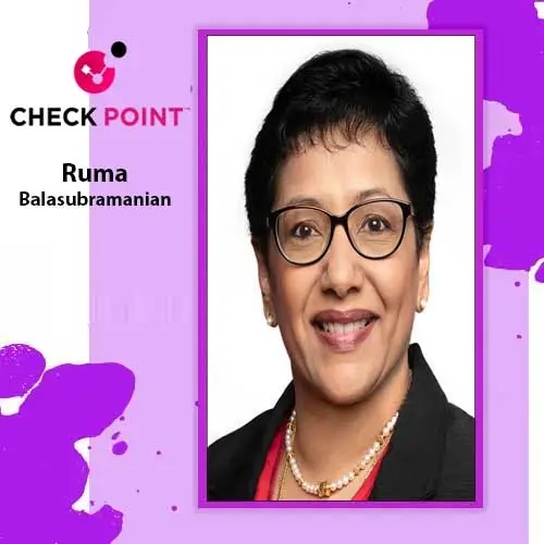 Ruma Balasubramanian has been appointed as Check Point Software's new APAC President