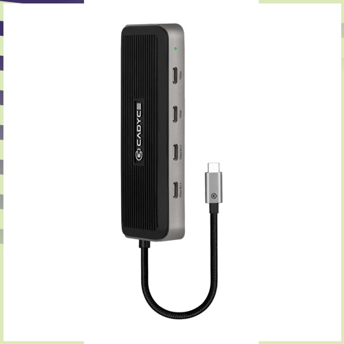 CADYCE offers USB-C 4-Port Hub with 10Gbps Data Transfer and BC 1.2 Charging Support