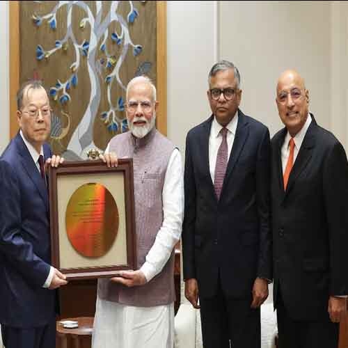 Tata, PSMC sign pact for Rs 91,000-cr Dholera chip plant in the presence of PM Modi