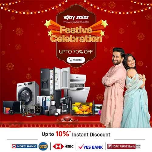 Celebrate Diwali with Vijay Sales: Up to 70% Off on Latest Tech