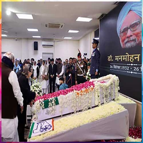 Dr Manmohan Singh’s last rites held today at Delhi's Nigambodh Ghat