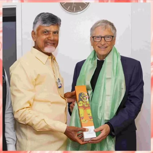 CM Naidu Explores Health & AI Partnerships with Bill Gates