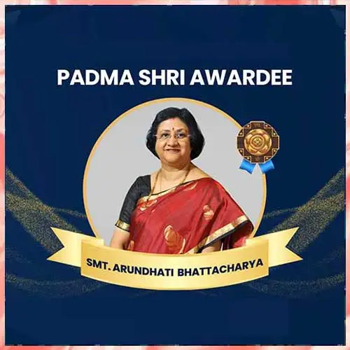 Arundhati Bhattacharya Honored with Padma Shri Award
