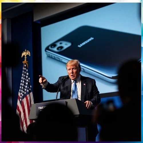 Donald Trump targets Samsung After 25% tariff threat to Apple