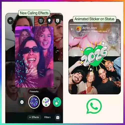 WhatsApp rolls out festive features for New Year 2026