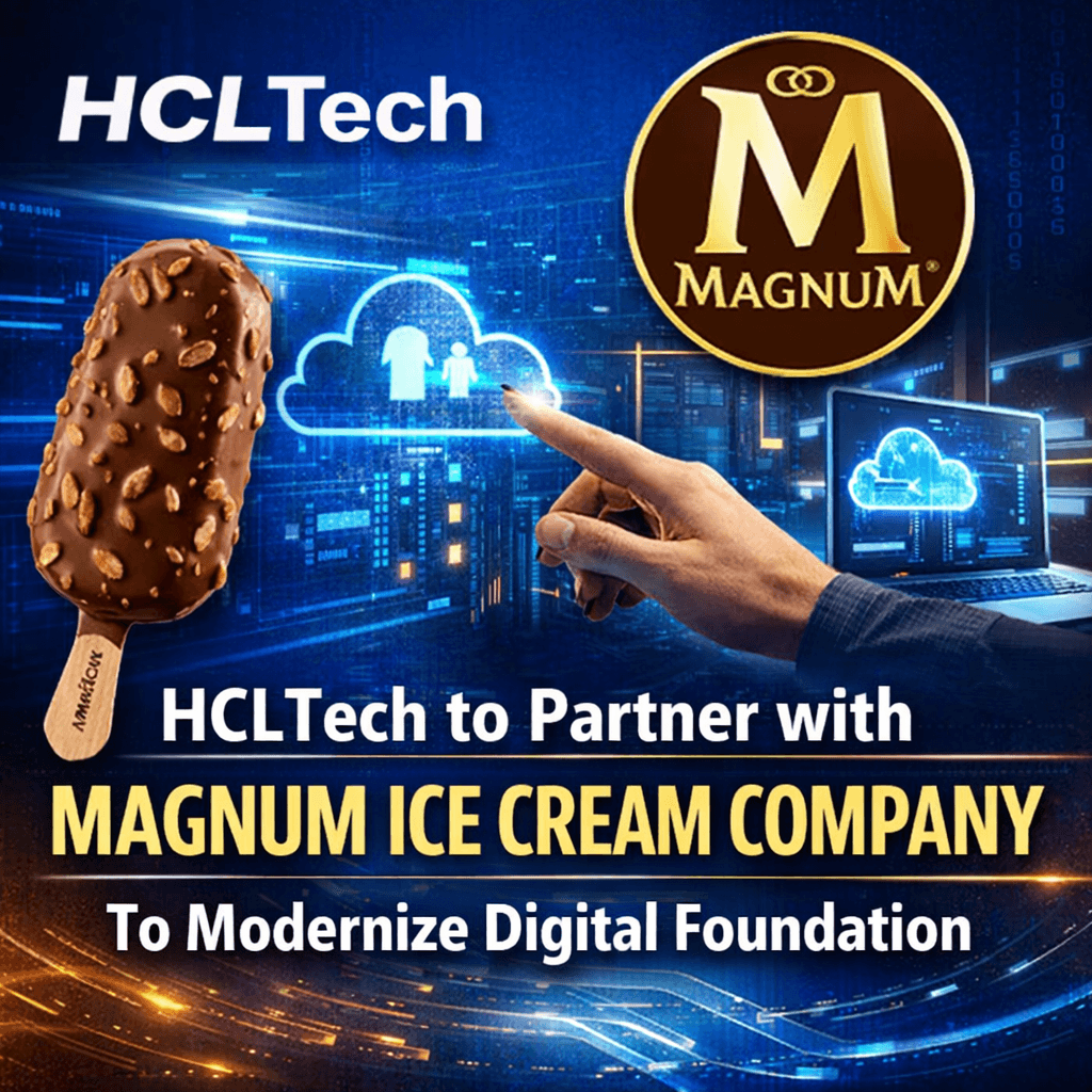 HCLTech partners with The Magnum Ice Cream Company to drive digital transformation