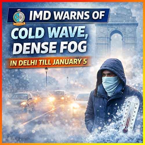 Cold wave, dense fog to grip Delhi as winter chill intensifies