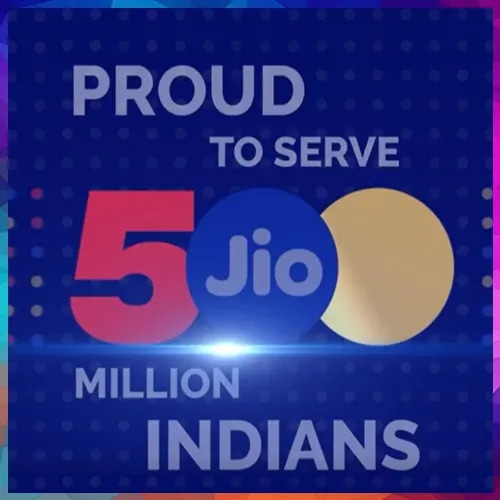 Reliance Jio boasts of 50 crore users, adds 10 crore new users in 5 years