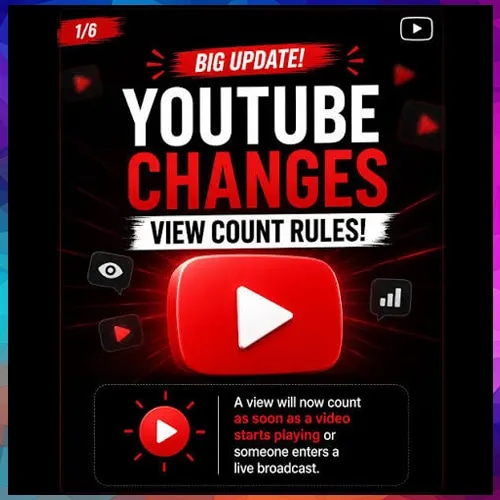 YouTube Changes View-Counting Rules for Videos
