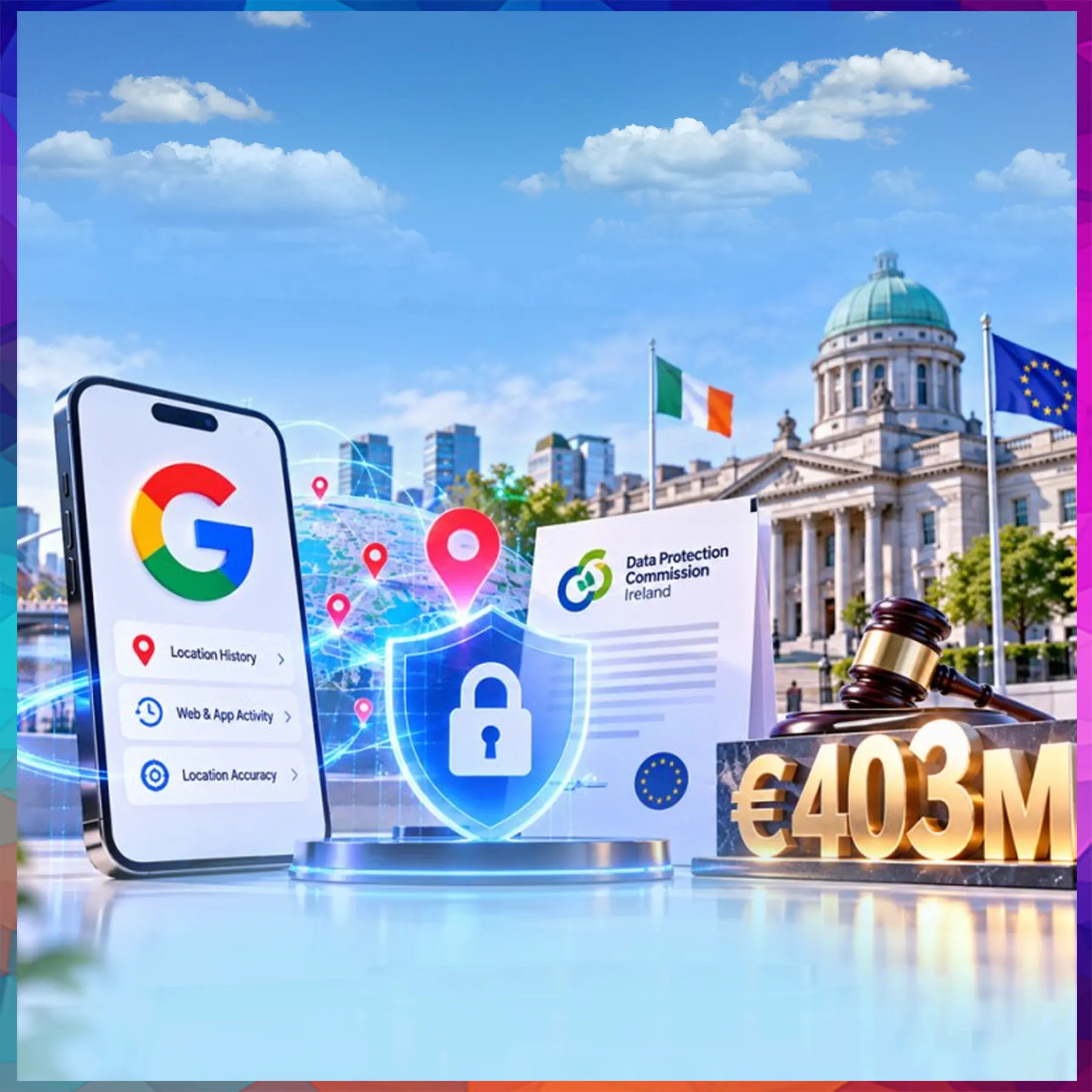 Google Fined €403M Over Location Data
